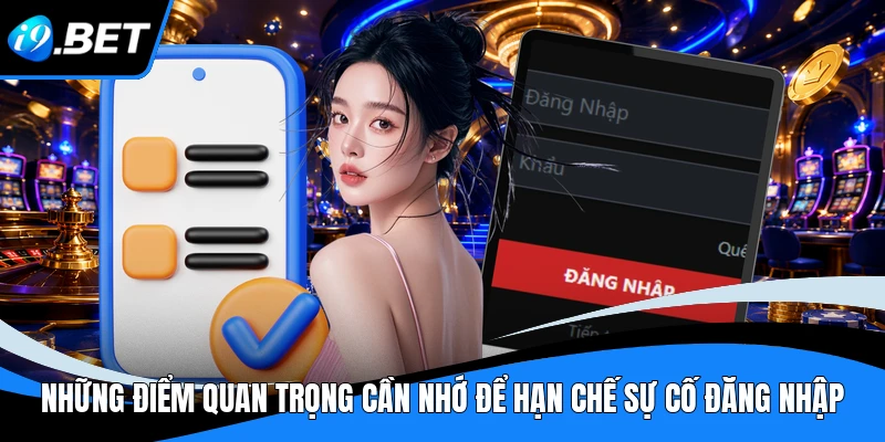 Những điểm quan trọng cần nhớ để hạn chế sự cố đăng nhập