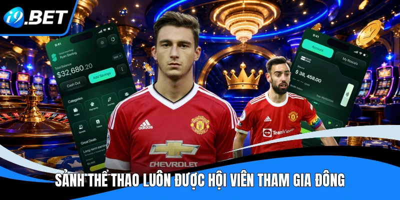 Sảnh thể thao luôn được hội viên tham gia đông